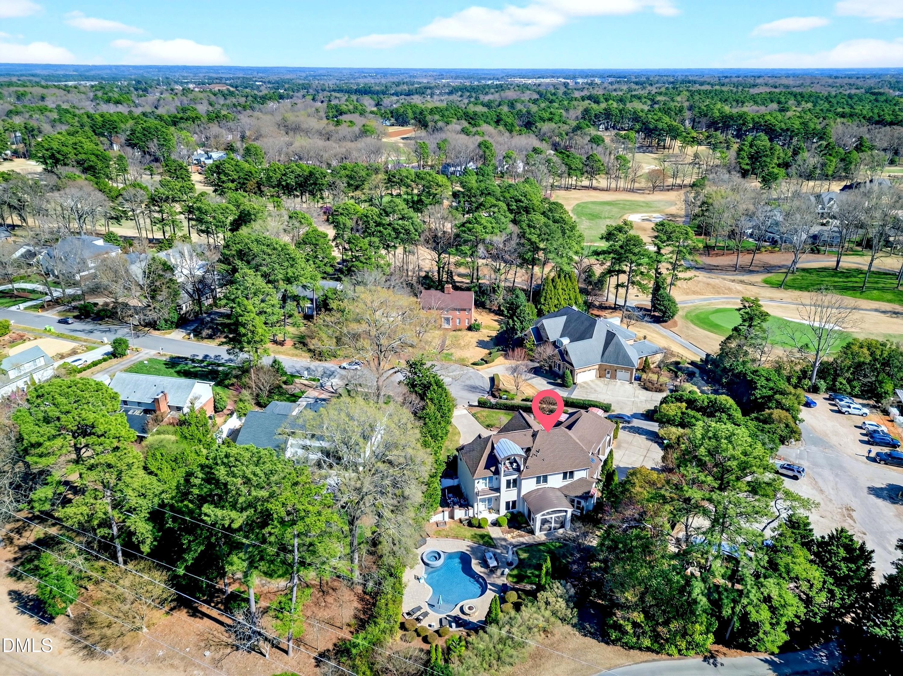 6701 Foxfire Place Raleigh, NC 27615 - Photo 59 of 67 Aerial-4