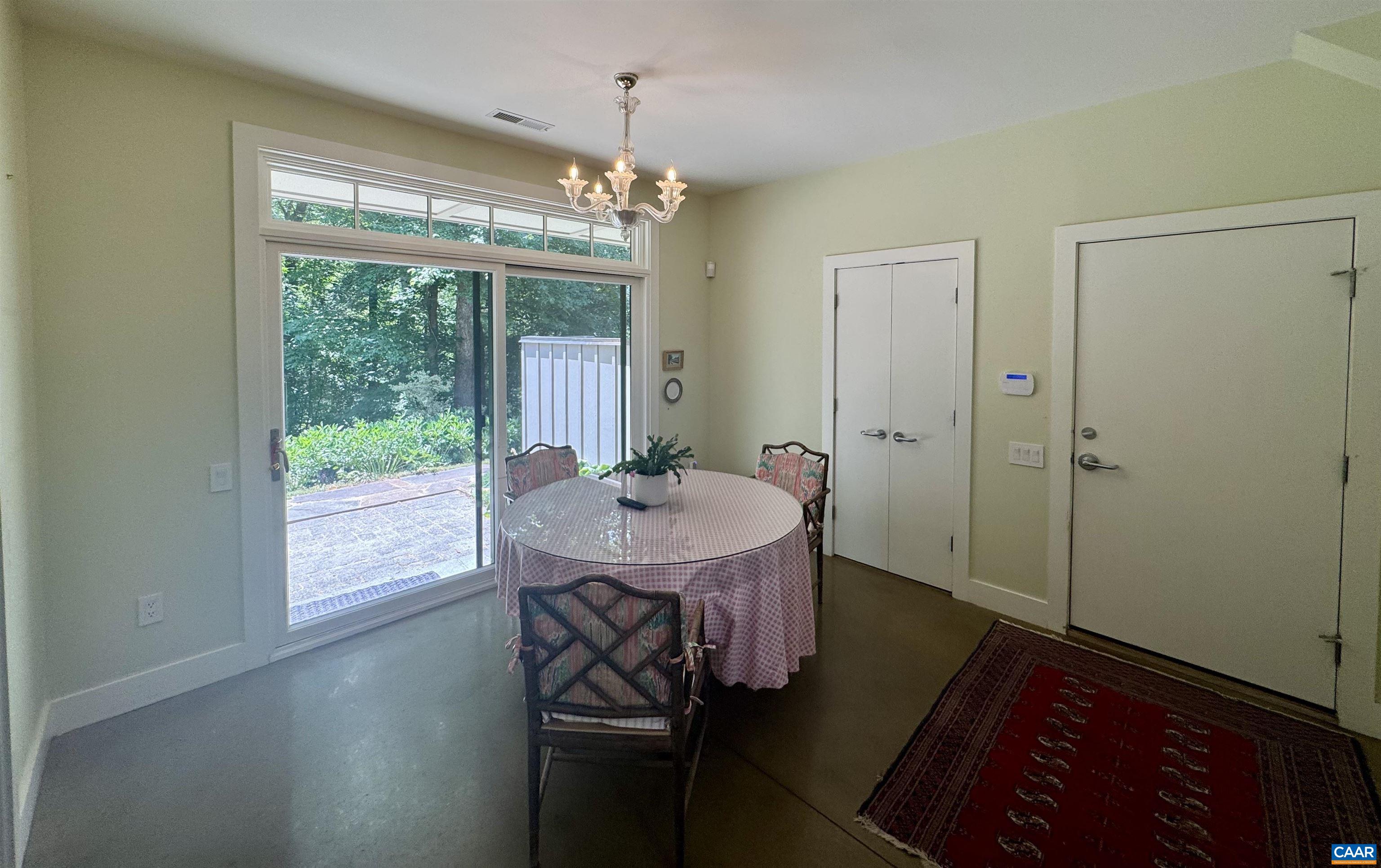 889 Old Garth Road Charlottesville, VA 22901 - Photo 28 of 35 a view of a dining room with furniture window and outside view