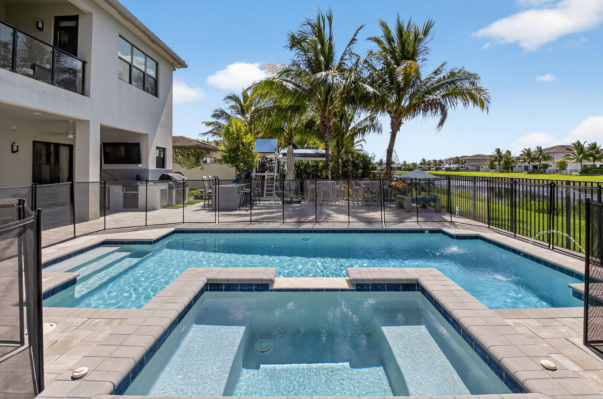 8858 Skyward Street Boca Raton, FL 33496 - Photo 65 of 116 Spa adjacent to Heated Pool