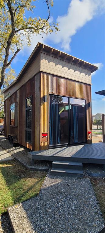 Sliding Doors enter into your tiny home. 