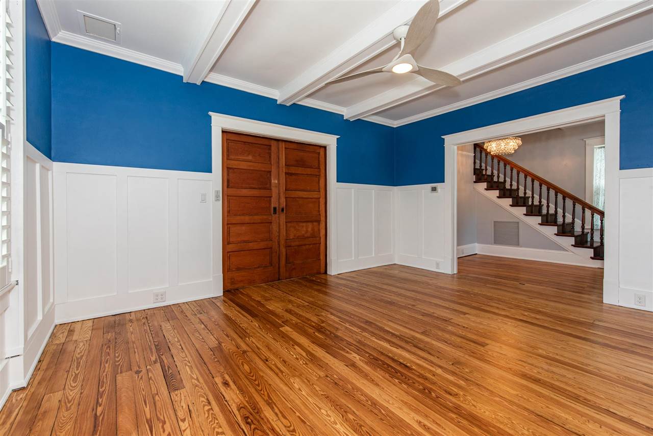 21 Saragossa Street St. Augustine, FL 32084 - Photo 12 of 46 a view of an empty room with wooden floor