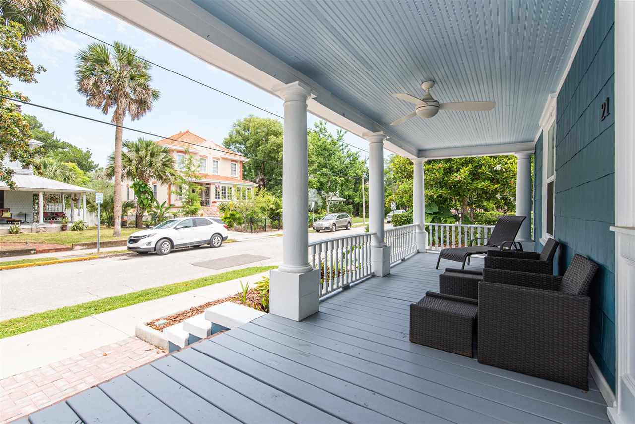 21 Saragossa Street St. Augustine, FL 32084 - Photo 46 of 46 a living room with furniture and a large window
