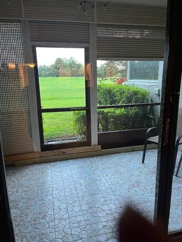 a view of a room with a porch