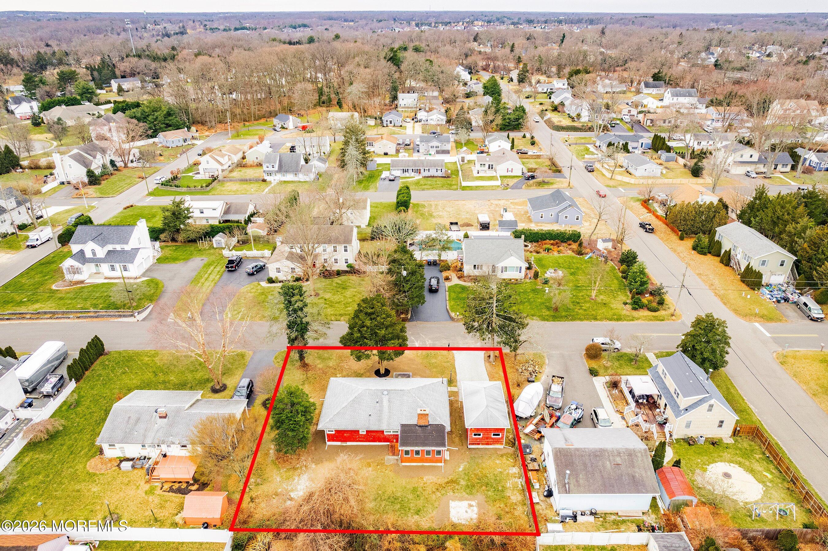2710 Johnson Street Wall, NJ 07719 - Photo 36 of 38 an aerial view of residential houses with outdoor space