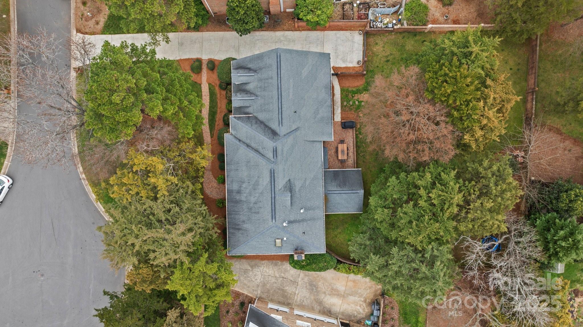 4739 Binfords Ridge Road Charlotte, NC 28226 - Photo 43 of 47 an aerial view of a house