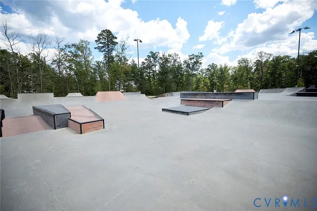 a outdoor view with a sitting space