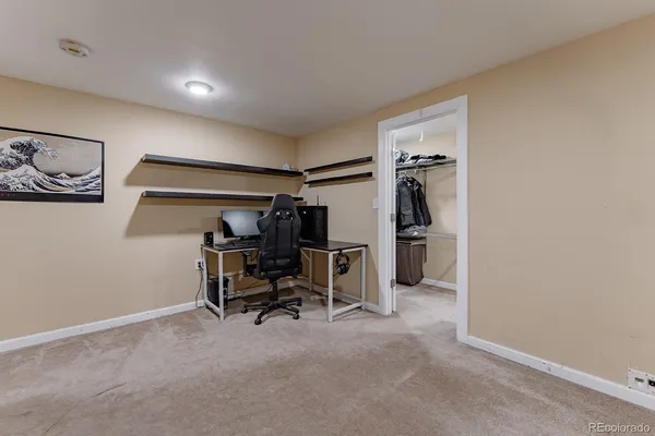a view of a storage & utility room