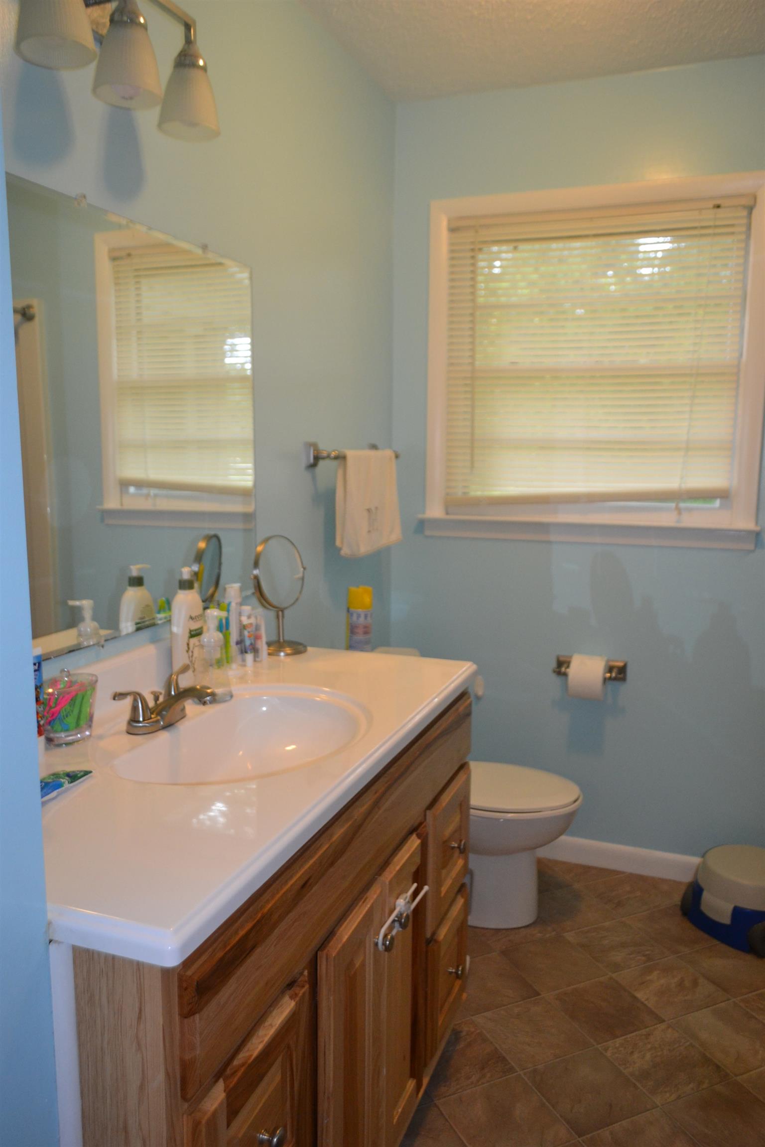 137 Rains Road Morrison, TN 37357 - Photo 21 of 24 a bathroom with a sink toilet and a mirror
