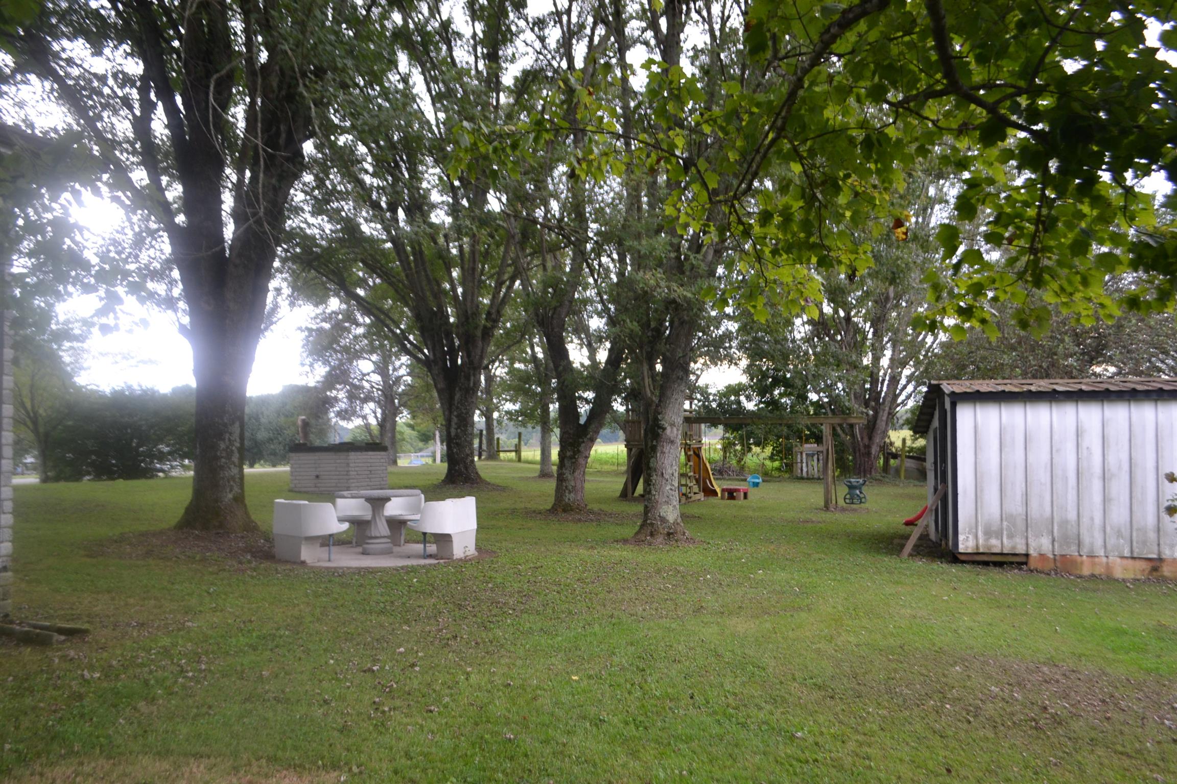 137 Rains Road Morrison, TN 37357 - Photo 6 of 24 a front view of a house with a garden and trees