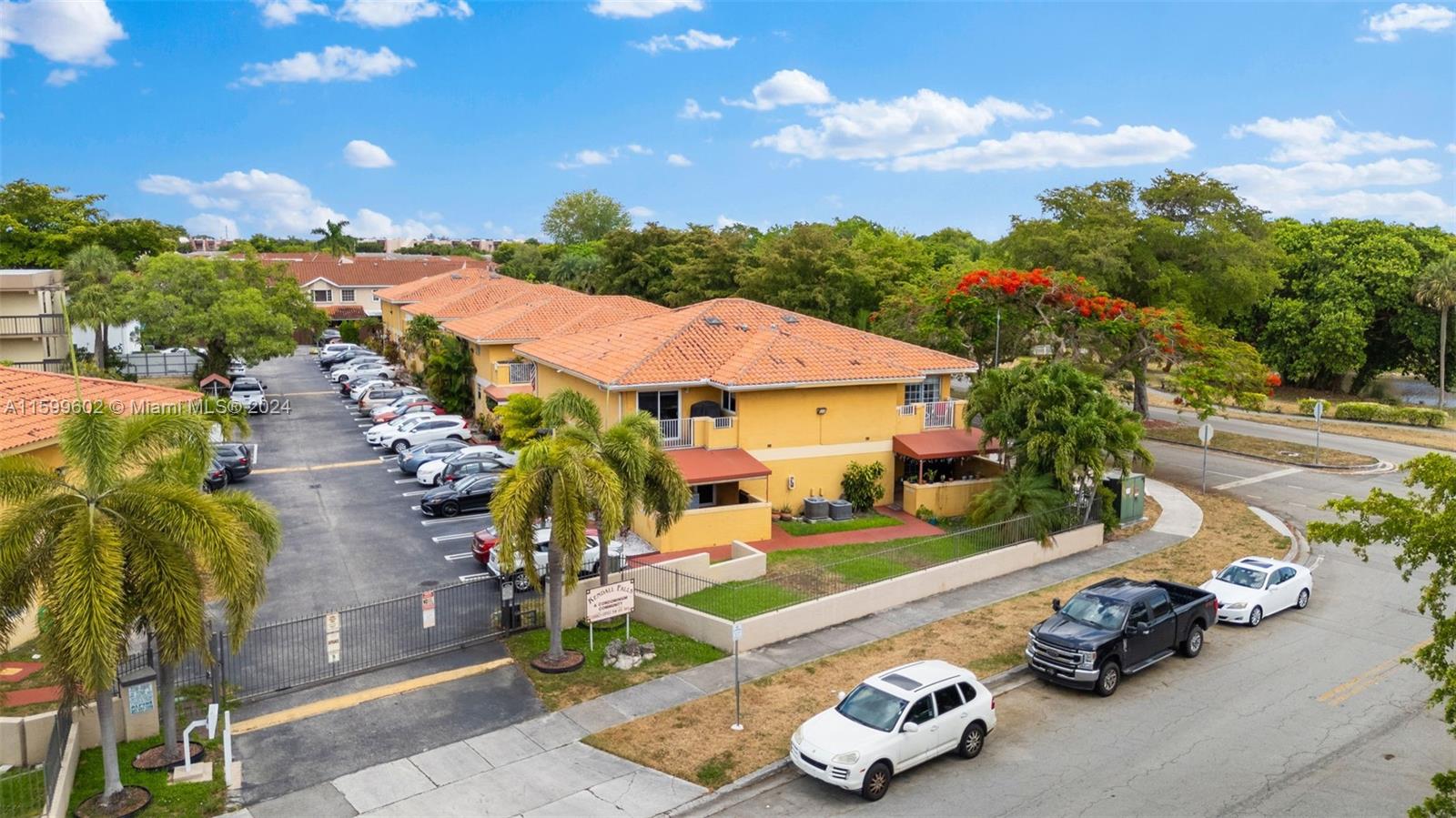 13926 Southwest 65th Terrace, Unit 3 Miami, FL 33183 - Photo 24 of 34 an aerial view of a houses with yard