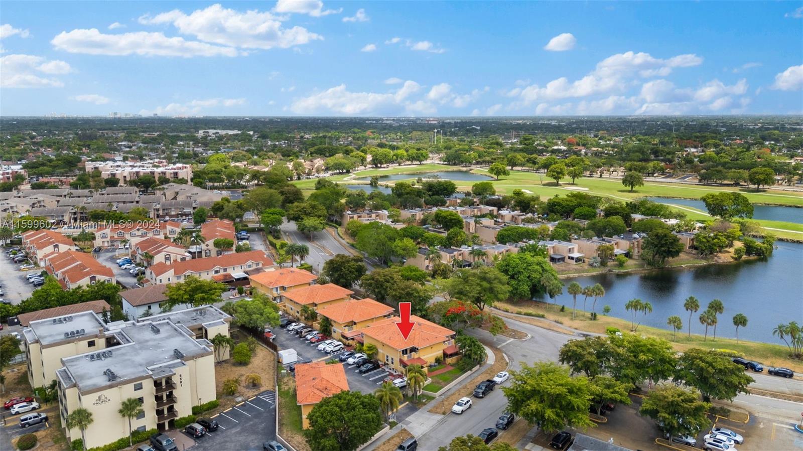 13926 Southwest 65th Terrace, Unit 3 Miami, FL 33183 - Photo 27 of 34 an aerial view of residential houses with outdoor space