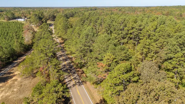 a view of a yard with an outdoor space