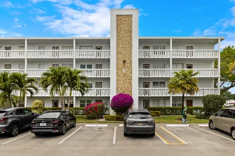 a car parked in front of a building
