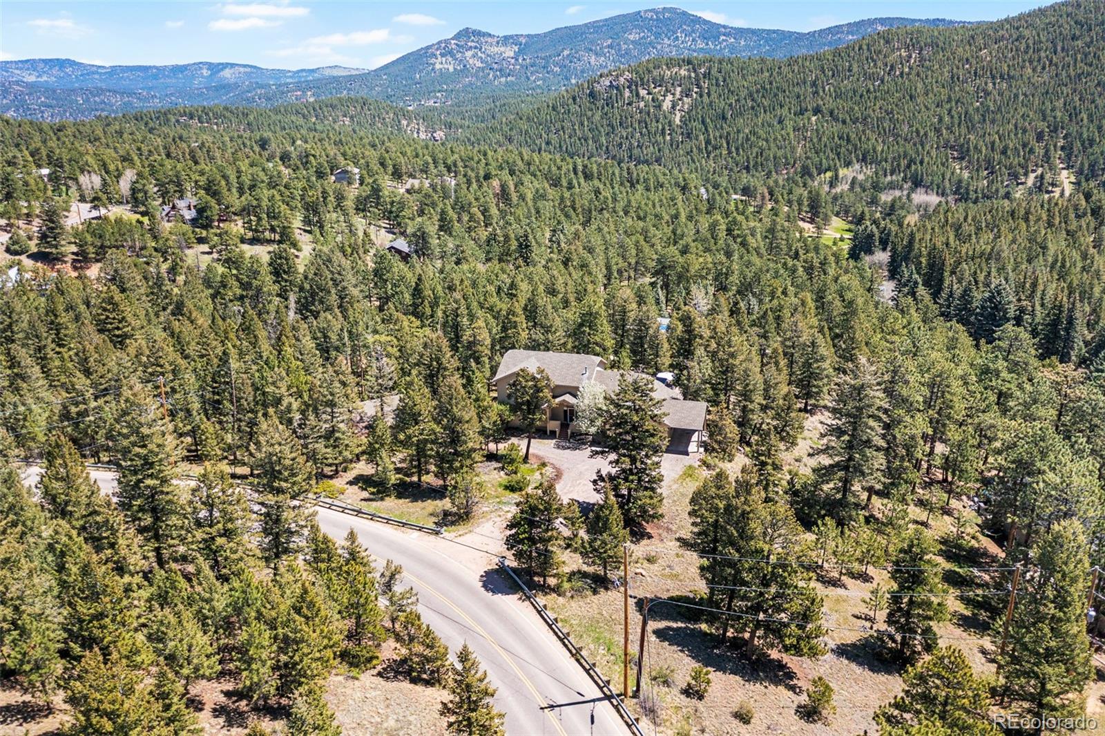 6252 King Drive Evergreen, CO 80439 - Photo 49 of 50 a view of a city with mountain