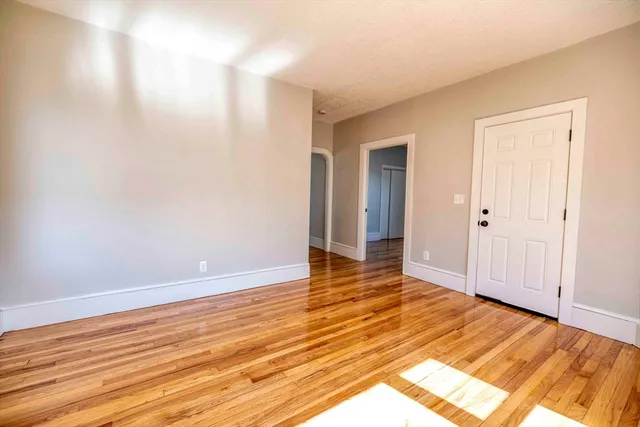 wooden floor in an empty room