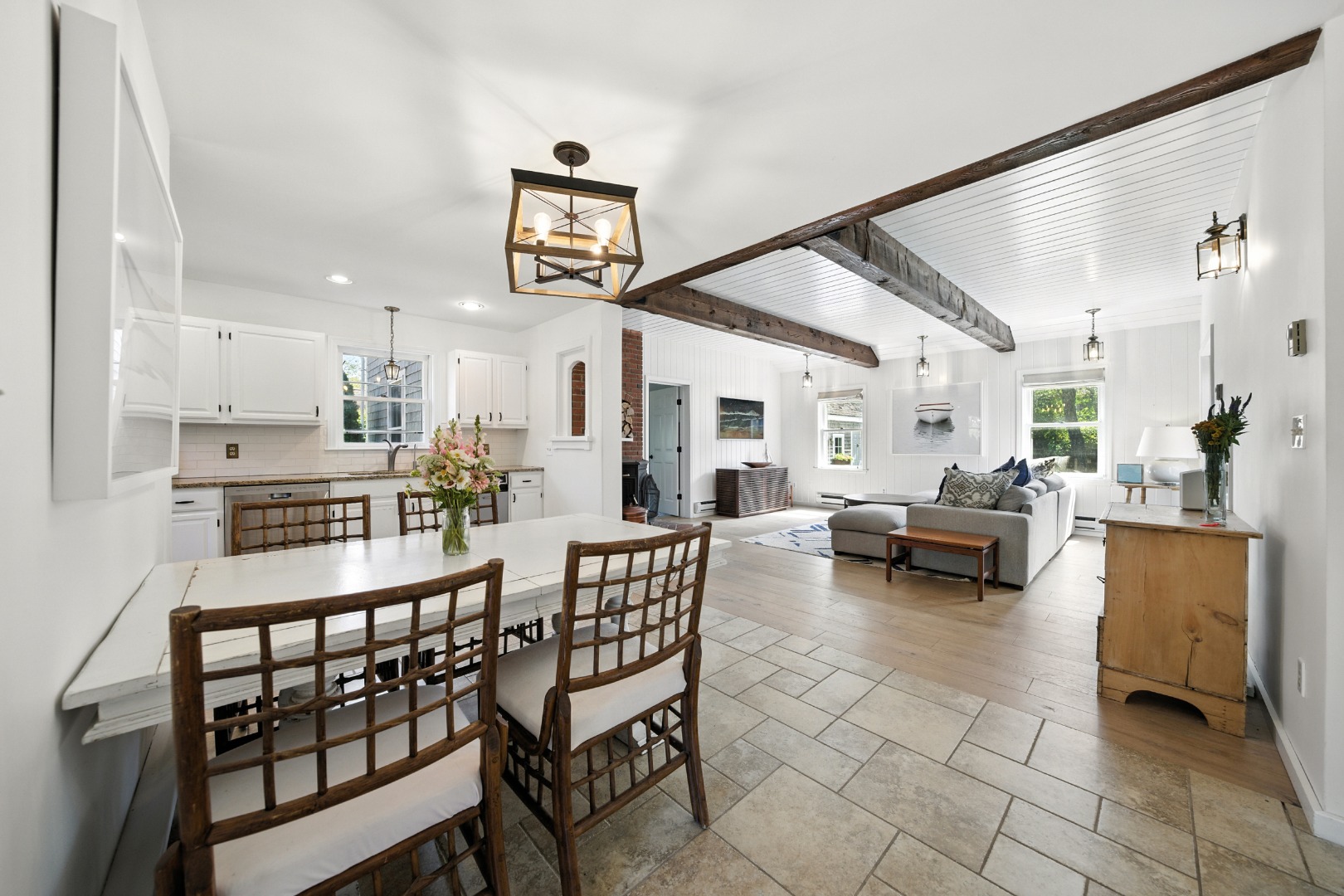 2 The Grove Nantucket, MA 02554 - Photo 13 of 33 a view of a dining room kitchen and a livingroom