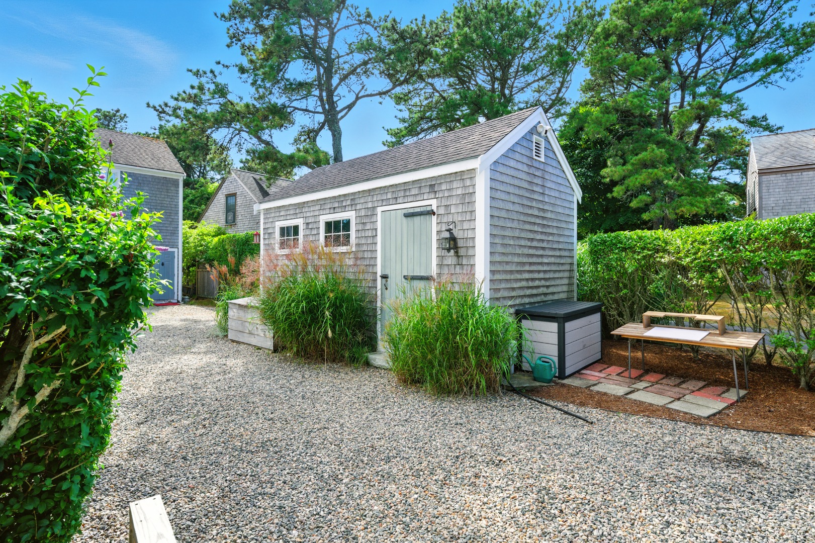 2 The Grove Nantucket, MA 02554 - Photo 26 of 33 a view of a house with backyard and sitting area