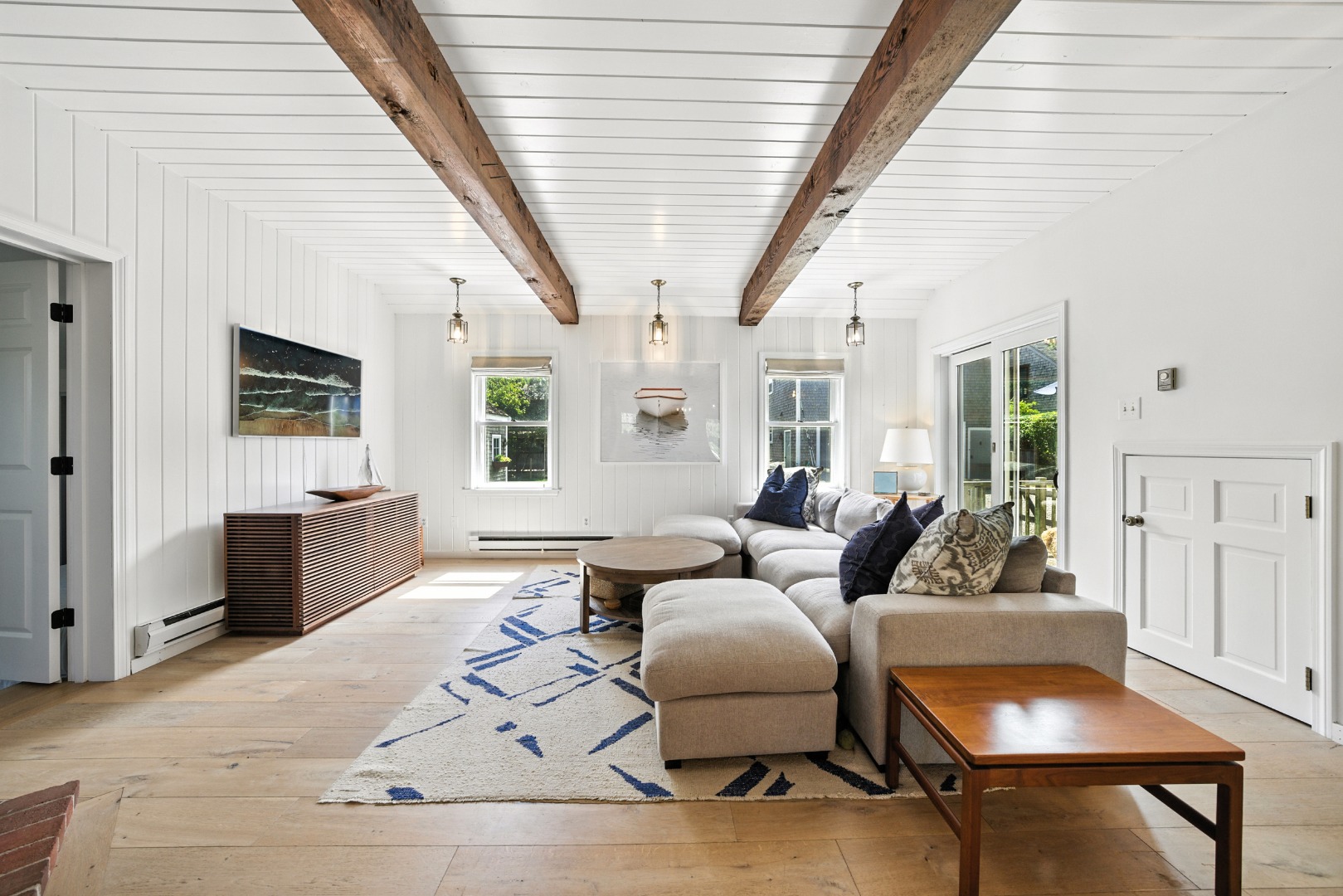 2 The Grove Nantucket, MA 02554 - Photo 8 of 33 a living room with furniture and wooden floor