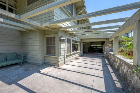 a view of front door with porch
