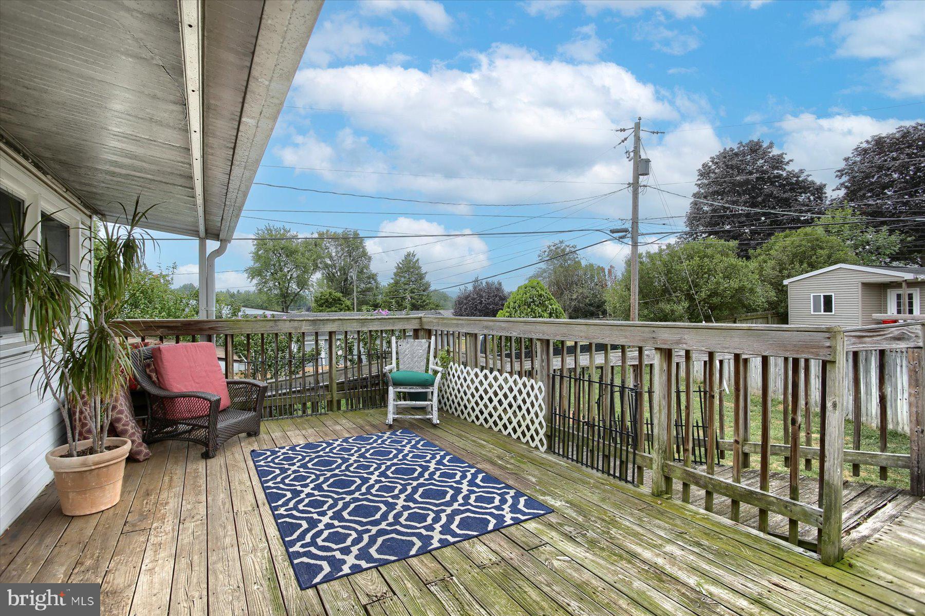 14 Burd Road Middletown, PA 17057 - Photo 27 of 31 deck accessed from kitchen, carport & yard