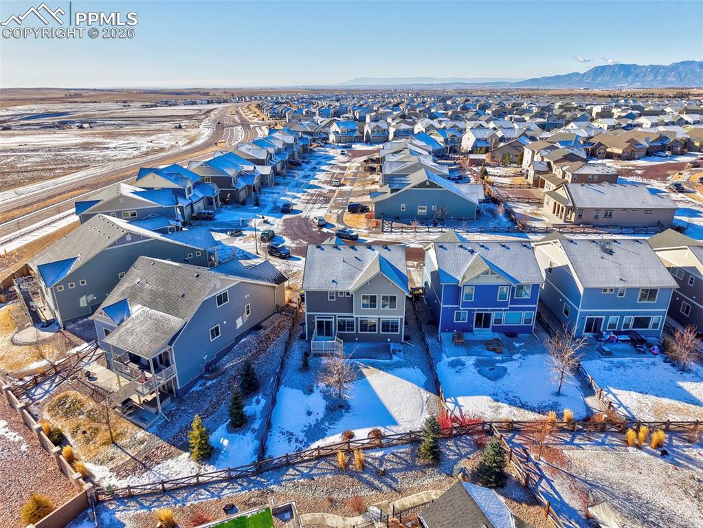 6640 Backcountry Loop Colorado Springs, CO 80927 - Photo 45 of 49 an aerial view of a building with outdoor space
