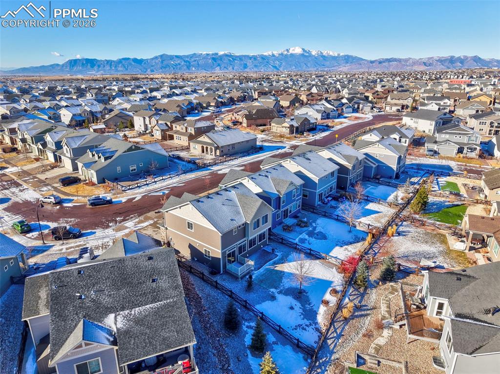 6640 Backcountry Loop Colorado Springs, CO 80927 - Photo 46 of 49 a view of a city with a mountain