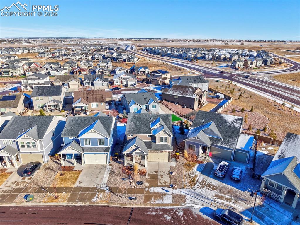 6640 Backcountry Loop Colorado Springs, CO 80927 - Photo 47 of 49 an aerial view of a city