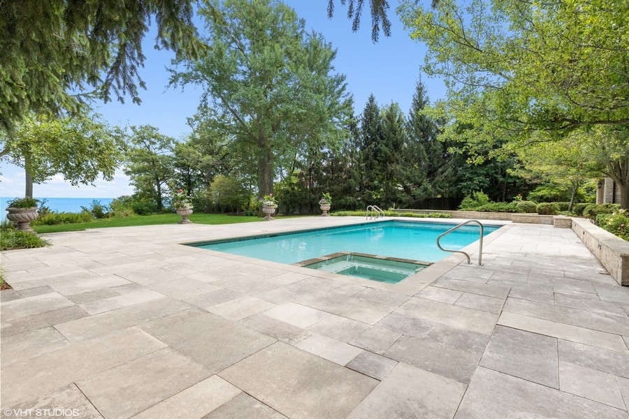 55 Stone Gate Road Lake Forest, IL 60045 - Photo 49 of 62 a view of a swimming pool and outdoor space