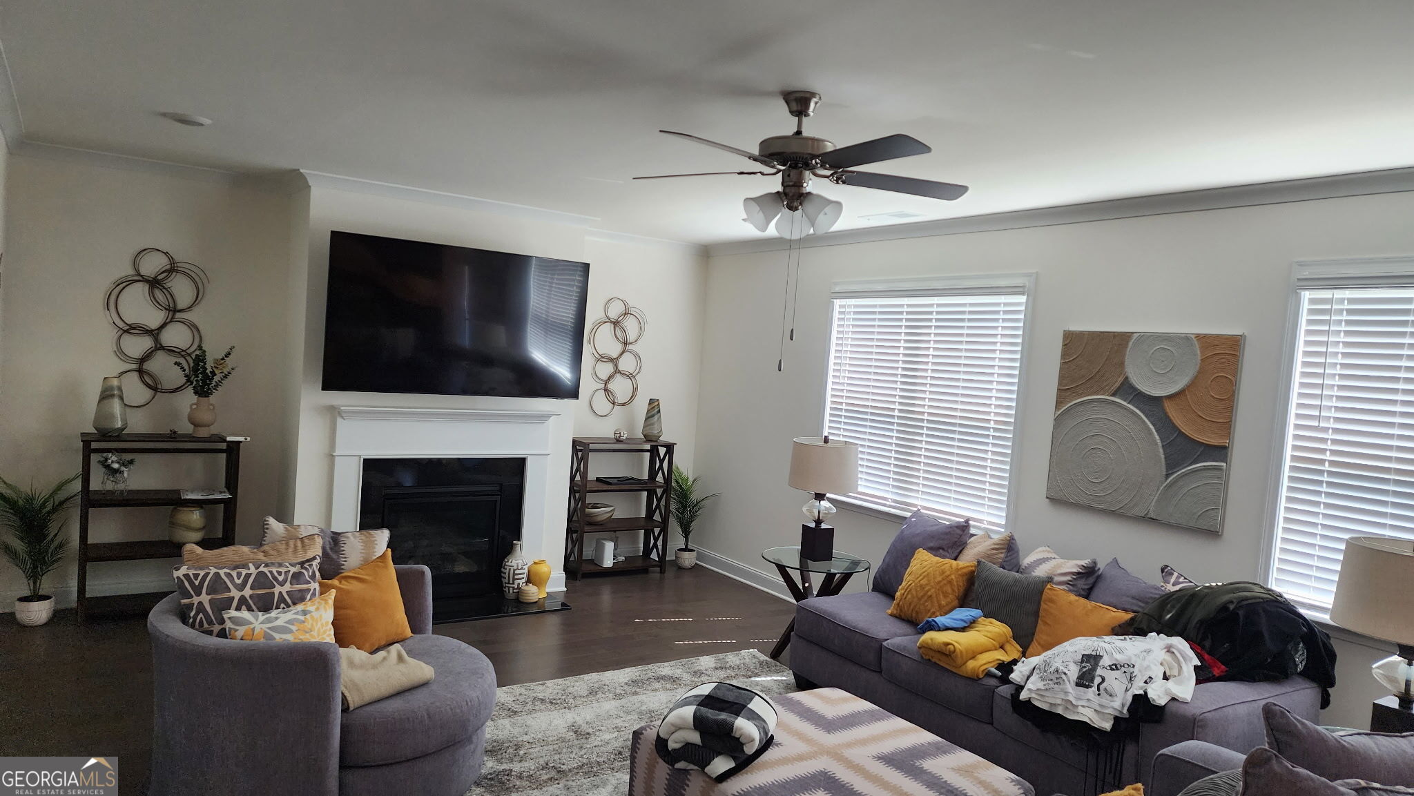 640 Edgar Street Hampton, GA 30228 - Photo 10 of 86 a living room with furniture fireplace and a window