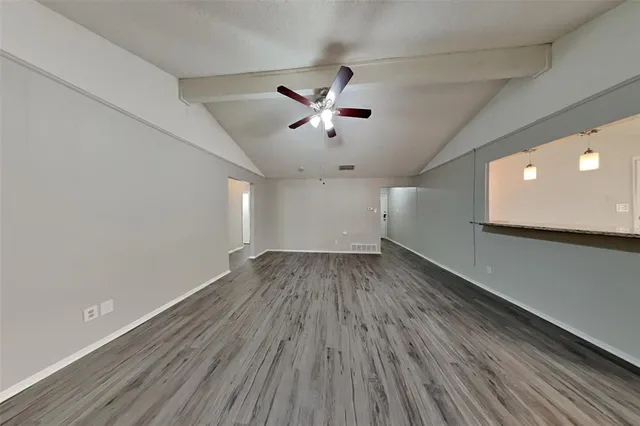 wooden floor in an empty room