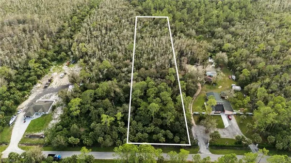 an aerial view of a residential houses
