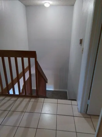 a view of an entrance of the building