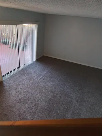 a view of a livingroom with an empty space