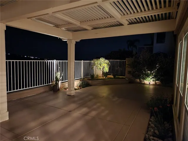 a view of balcony and patio