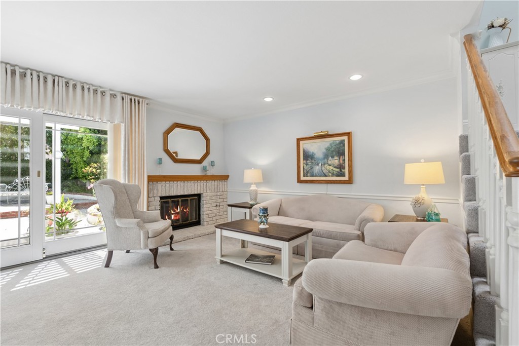 19562 Shadow Springs Way Porter Ranch, CA 91326 - Photo 4 of 57 Living Area W Fireplace