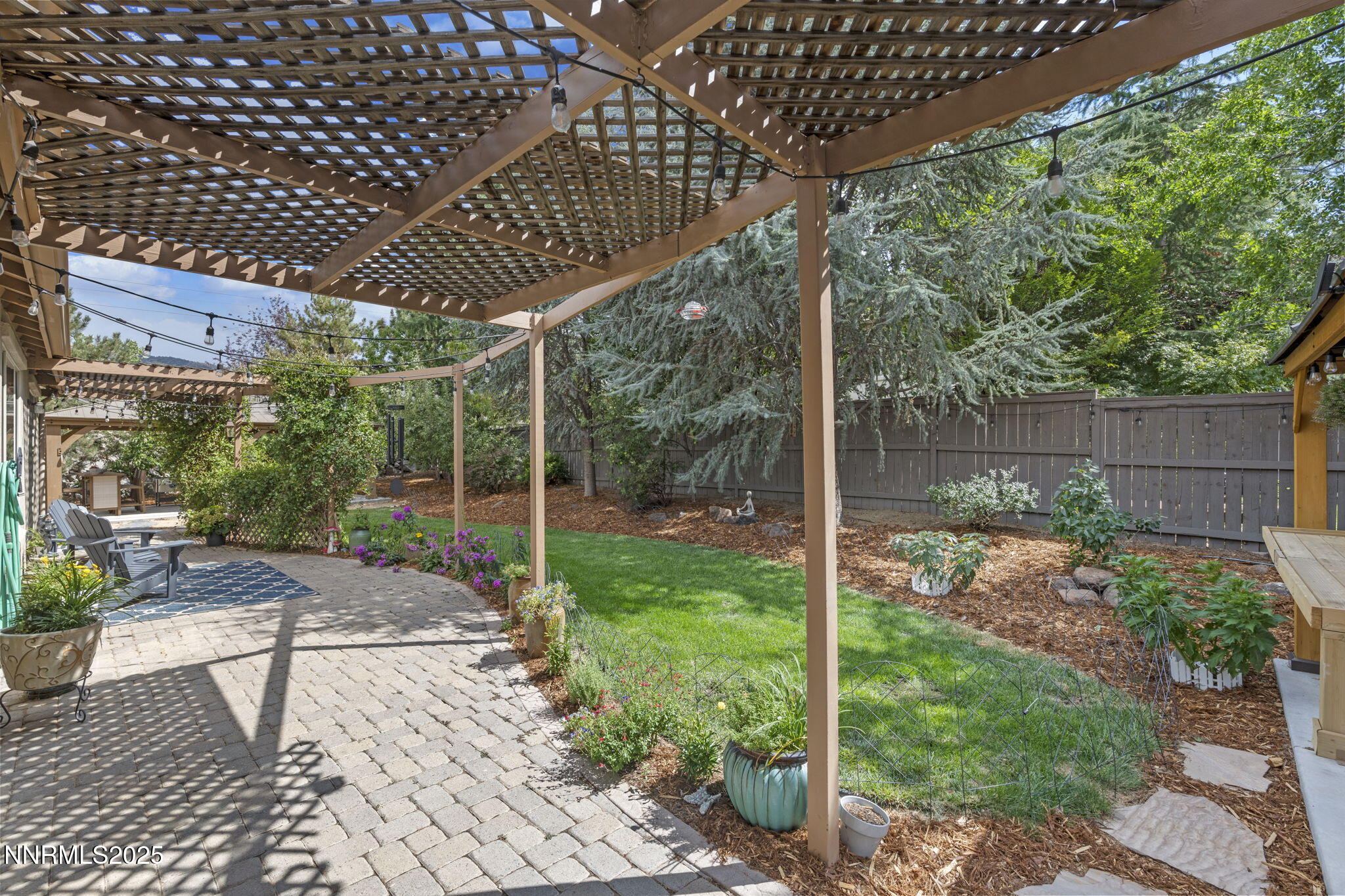 640 Preakness Court Reno, NV 89521 - Photo 45 of 59 a view of backyard with green space