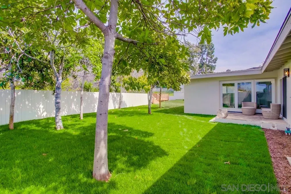 7414 Canton Drive Lemon Grove, CA 91945 - Photo 2 of 2 a backyard of a house with plants and large tree