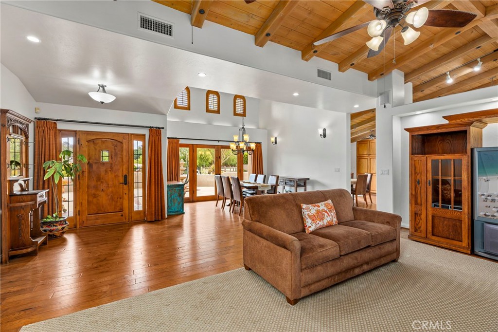 43991 John Warner Road Temecula, CA 92592 - Photo 12 of 39 a living room with furniture and wooden floors