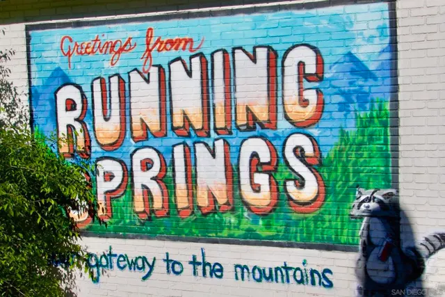 a sign that is on the side of a building