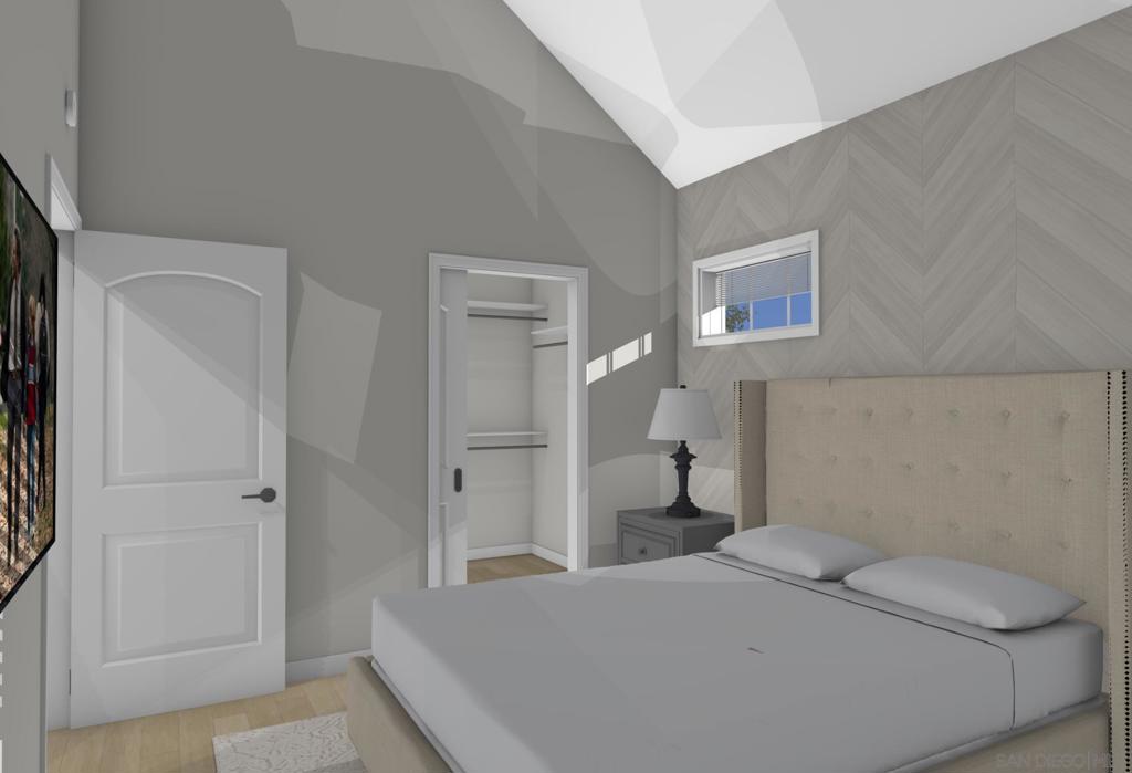 32065 Hunsaker Way Running Springs, CA 92382 - Photo 39 of 39 a bedroom with a bed and a shower