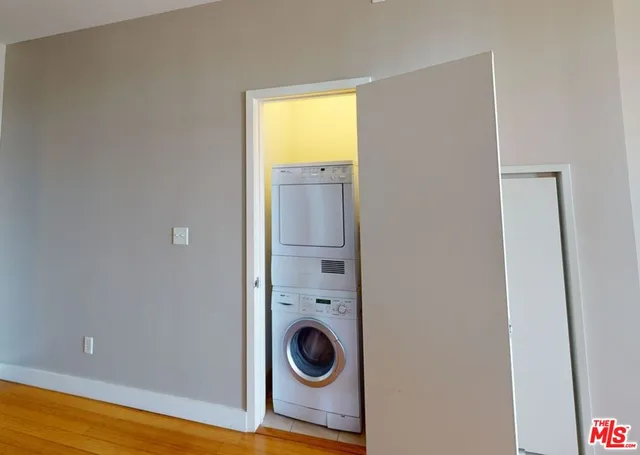 a view of a swimming pool with a lounge chair
