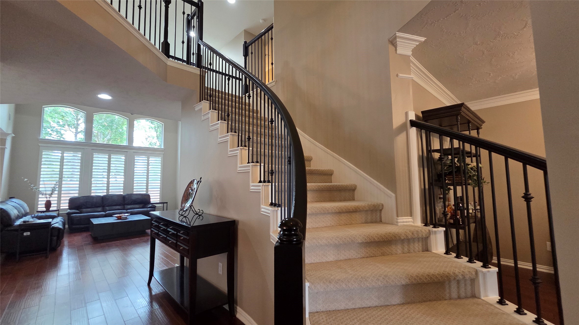 10310 Pitcataway Drive Spring, TX 77379 - Photo 24 of 37 a view of entryway and hall with wooden floor