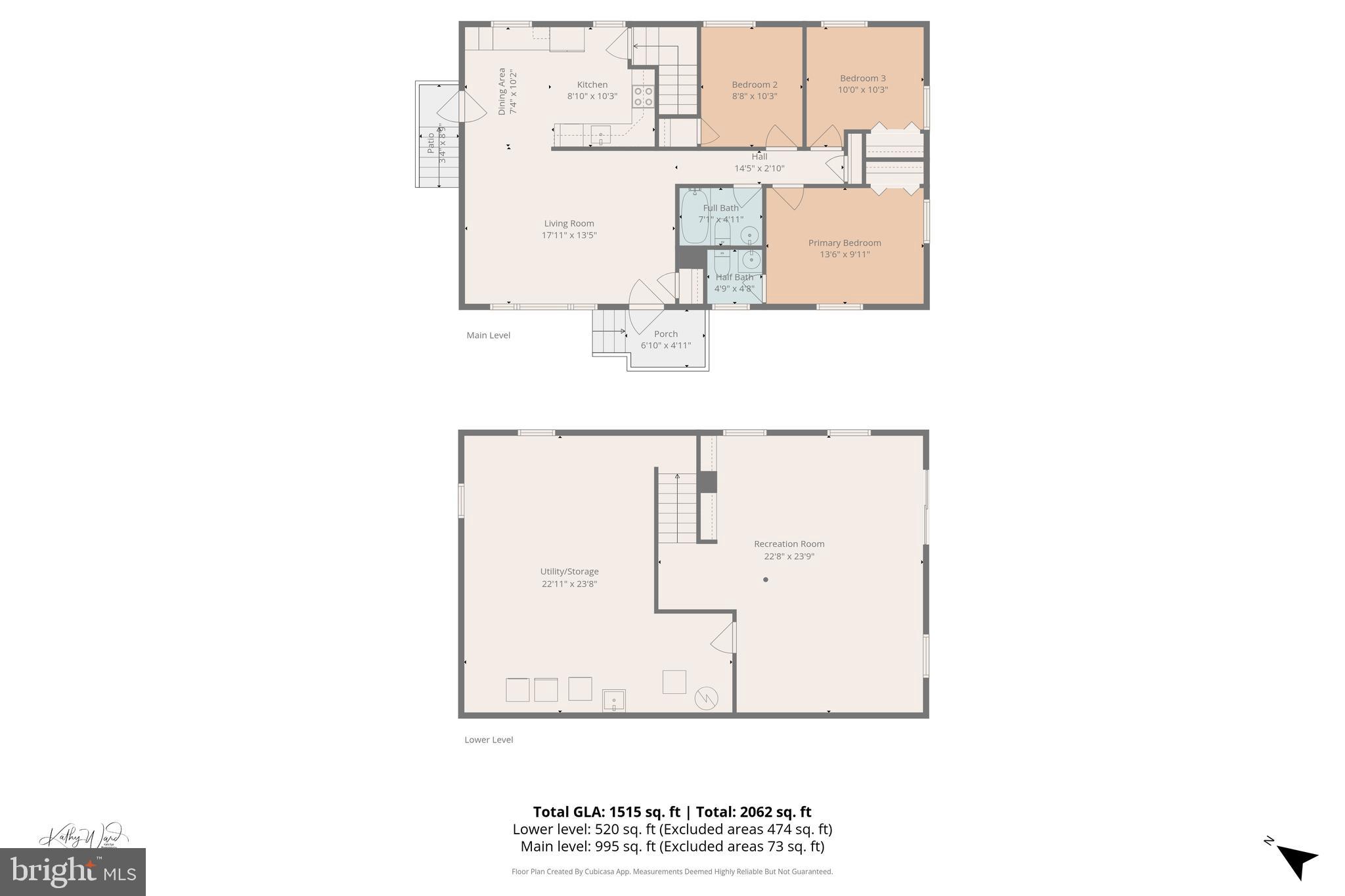 9333 Decatur Place Laurel, MD 20723 - Photo 30 of 30 Floor Plan: All Levels