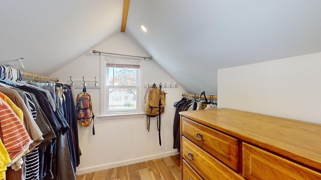 274 Cooper Street Springfield, MA 01108 - Photo 25 of 42 a view of walk in closet with clothes and shoes