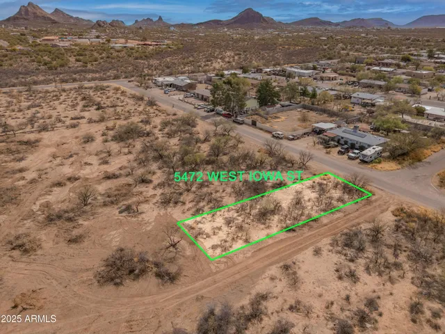 a view of a city with mountain