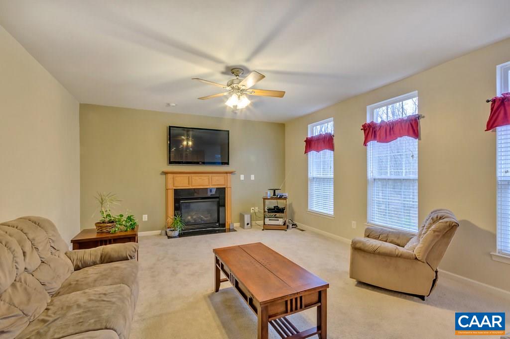 437 Willow Ridge Road Troy, VA 22974 - Photo 16 of 45 a living room with furniture fireplace and a flat screen tv