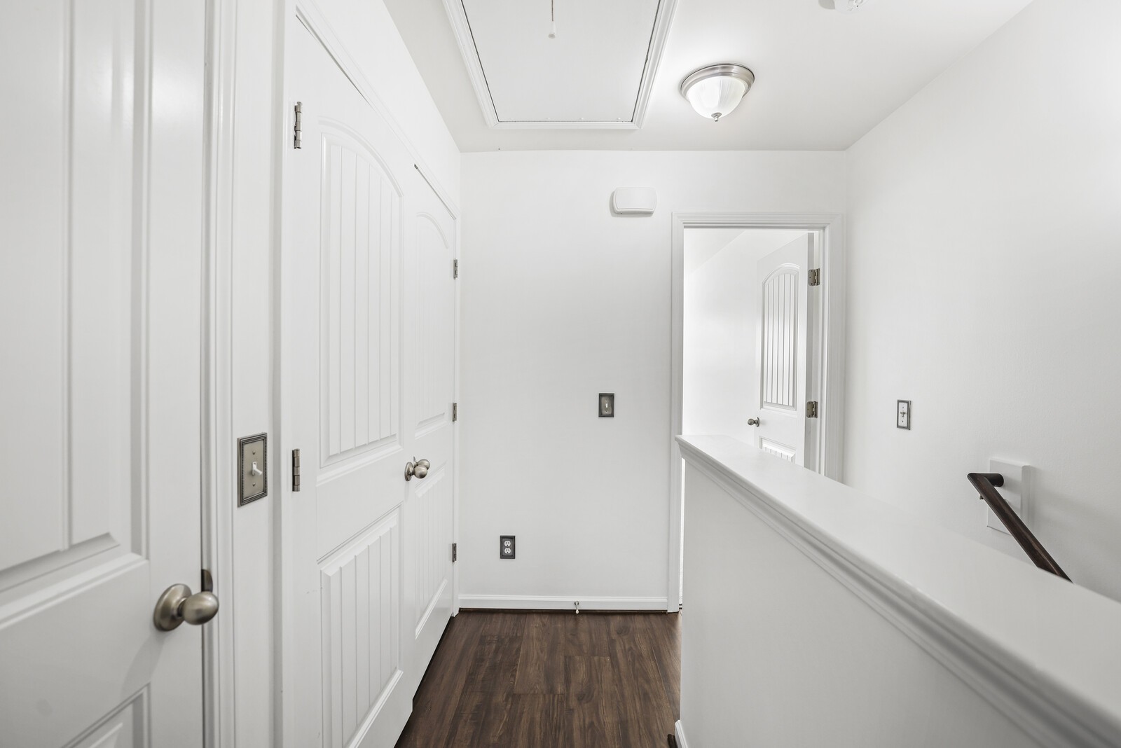 3946 Hoggett Ford Road Hermitage, TN 37076 - Photo 20 of 28 a view of a hallway with wooden floor and staircase