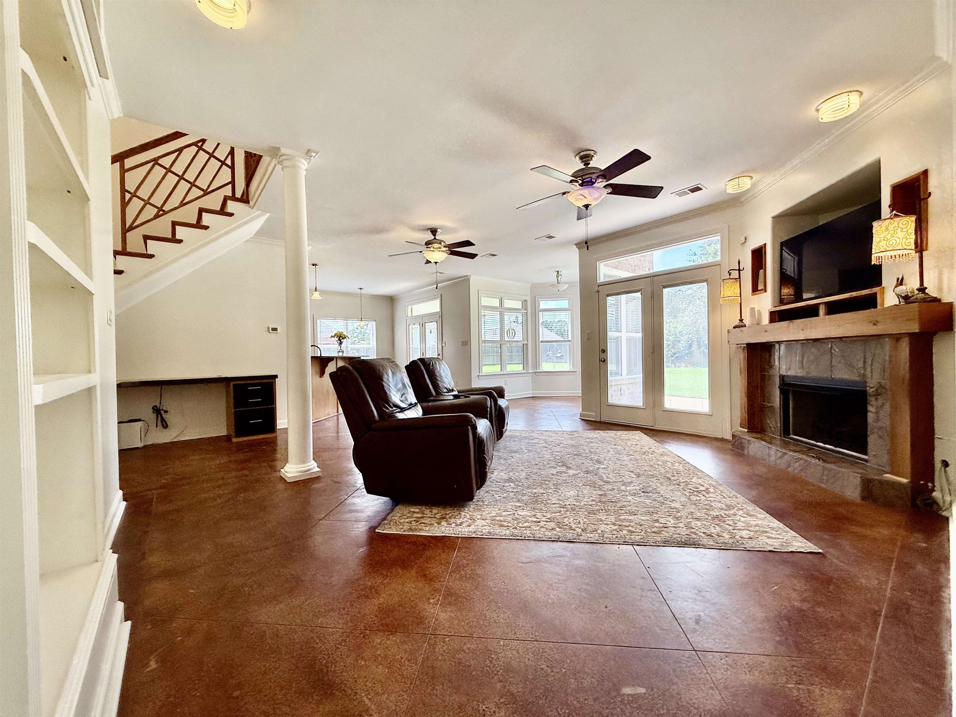 2620 Tomlin Road Somerville, TN 38068 - Photo 11 of 40 a living room with furniture fireplace and flat screen tv