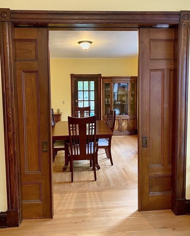 35 Washington Road Springfield, MA 01108 - Photo 10 of 42 a view of a a dining room with furniture and window