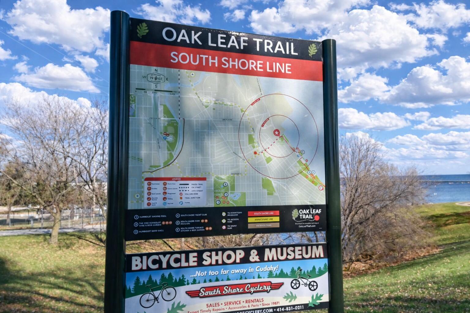 2525 South Shore Drive, Unit 20D Milwaukee, WI 53207 - Photo 36 of 39 Local trails